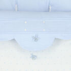 مدس عربة أطفال مزينة بالنقاط باللون الأزرق والأبيض , 1, hi-res